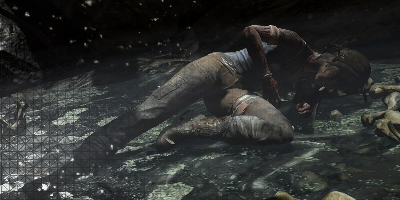 Lara croft death gif